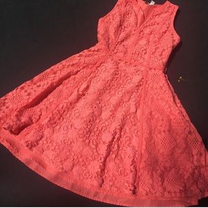 LAUREN CONRAD PEACH DRESS